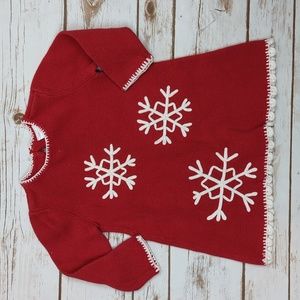 Hanna Andersson Knit Snowflake Dress 70cm